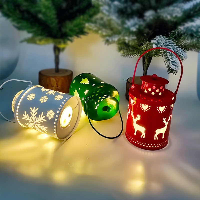 Christmas Candle Lights LED Small Lanterns Creative Decorations