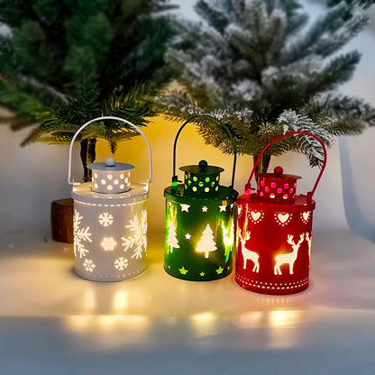 Christmas Candle Lights LED Small Lanterns Creative Decorations